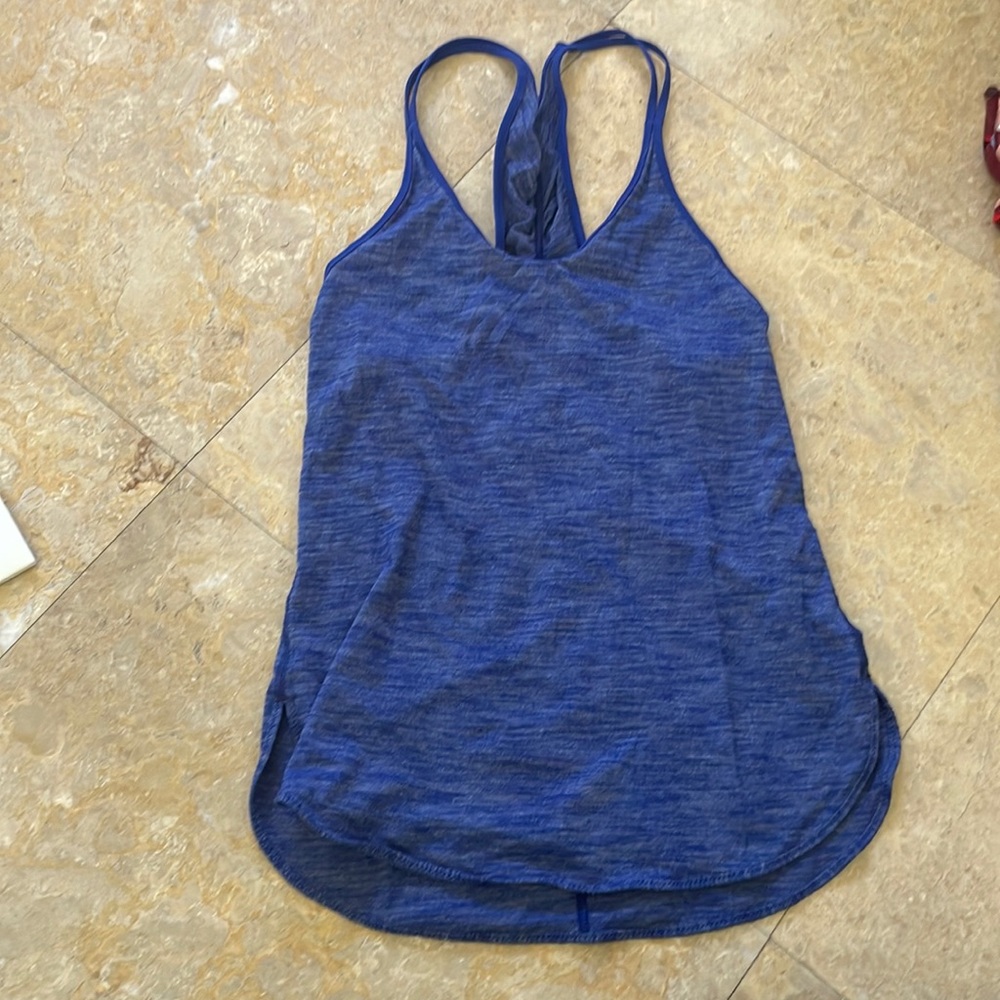 Blue Lululemon Tank